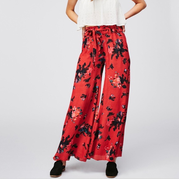 NWOT Free People One Large Moonlight Garden Pants - Picture 12 of 12